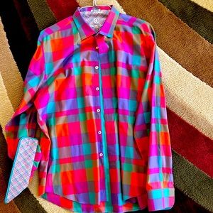 Bugatchi XL Multicolor Button UP